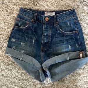 One Teaspoon High Rise Shorts